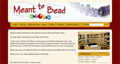 Desktop Screenshot of meant-to-bead.com